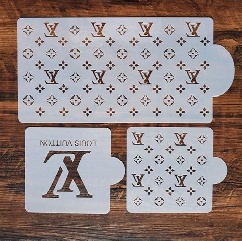 louis vuitton stencil for shoes amazon|louis vuitton stencil free printable.